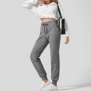 Halara High Waisted Drawstring Side Pocket Ruched Booty Yoga Joggers Pan…